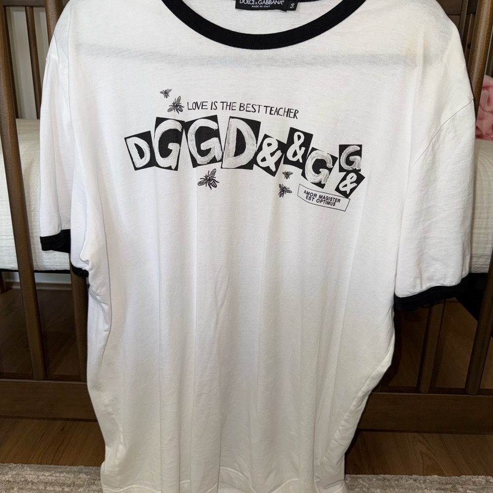 Dolce & Gabbana "Love Is The Best Teacher" T-shirt